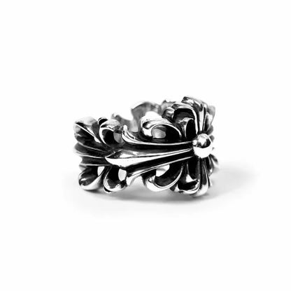 CHROME HEARTS DOUBLE FLORAL RING 1