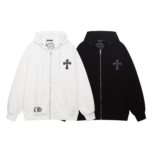 Chrome Hearts New Zip Up Hoodie 9025