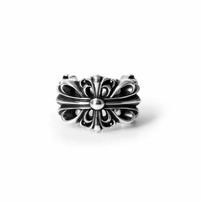 CHROME HEARTS DOUBLE FLORAL RING 1