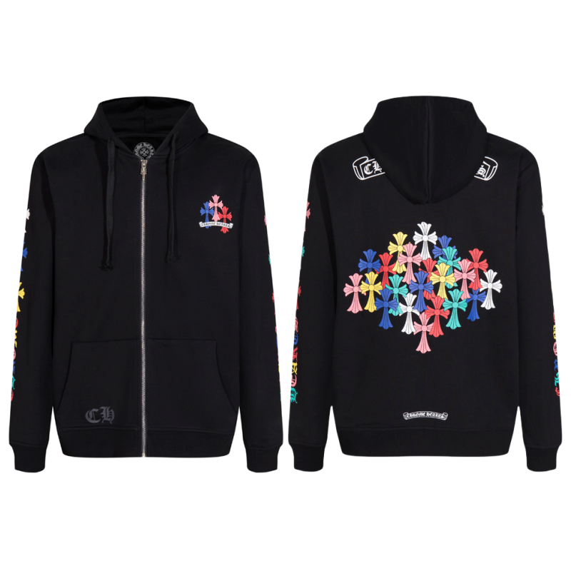 Chrome Hearts New Zip Up Hoodie -5015