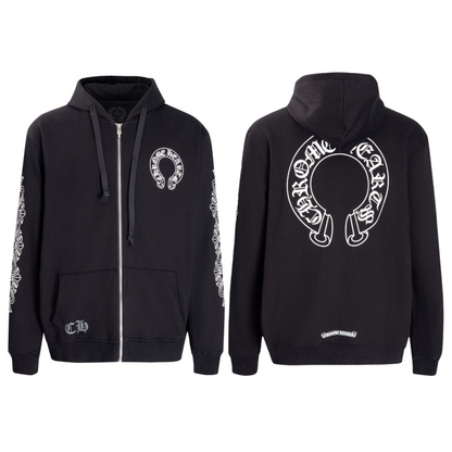 Chrome Hearts New Zip Up Hoodie -5001