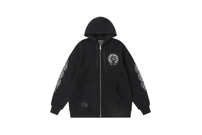 Chrome Hearts New Zip Up Hoodie 8515