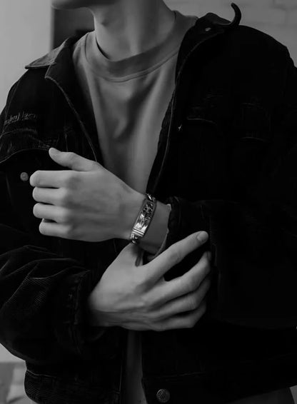 Chrome Hearts DAGGER ID FANCY LINK CLIP BRACELET 6