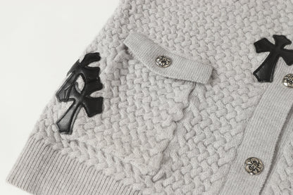 Chrome Hearts New Cardigan Sweater Jacket M904