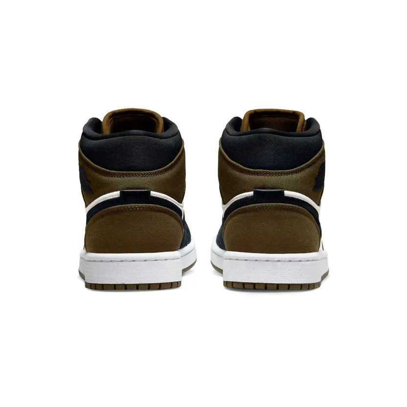 Air Jordan 1 Mid 'Olive Toe'